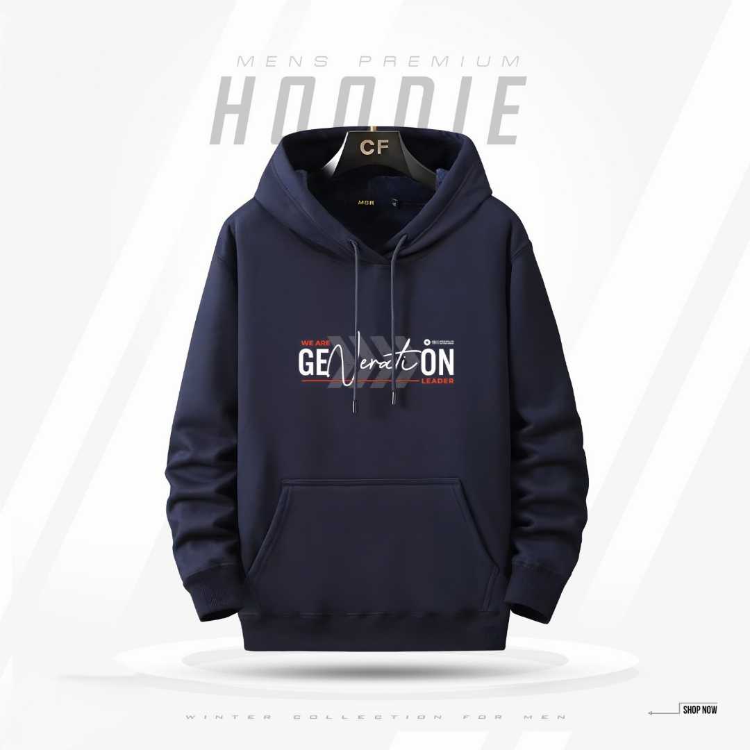 Men's,Winter,Hoodie,(Navy)